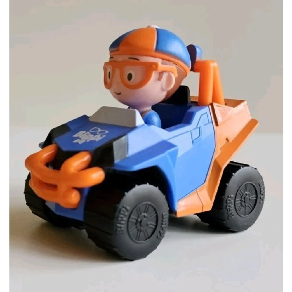 Blippi Mini Vehicles Lot of 3 - Excavator, Garbage Truck & Blippi Mobile 2019